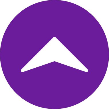  Web tasarımı için yukarı yönlü ok simgesi