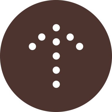  Web tasarımı için yukarı yönlü ok simgesi