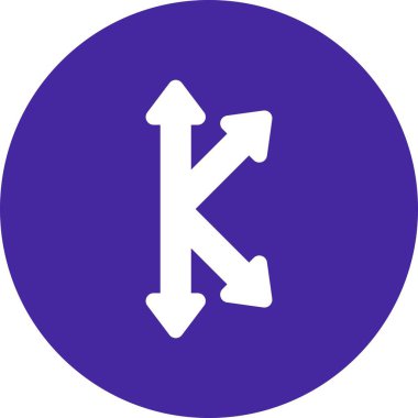 Projeğiniz için Karmaşık Yön Oku Simgesi