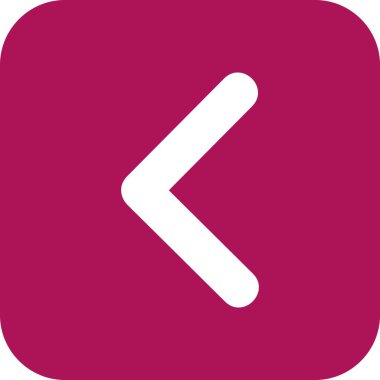 Web tasarımı için sol yön ok simgesi