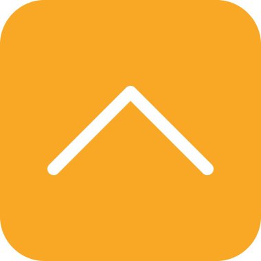  Web tasarımı için yukarı yönlü ok simgesi