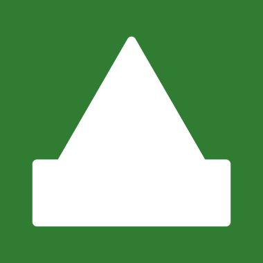  Web tasarımı için yukarı yönlü ok simgesi