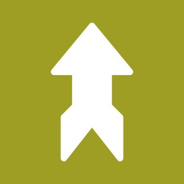  Web tasarımı için yukarı yönlü ok simgesi