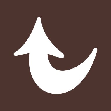  Web tasarımı için yukarı yönlü ok simgesi