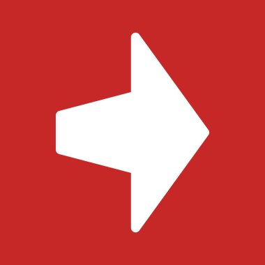 Projeniz için doğru yön ok simgesi