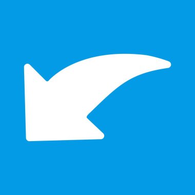 Projeniz için sol yön ok simgesi