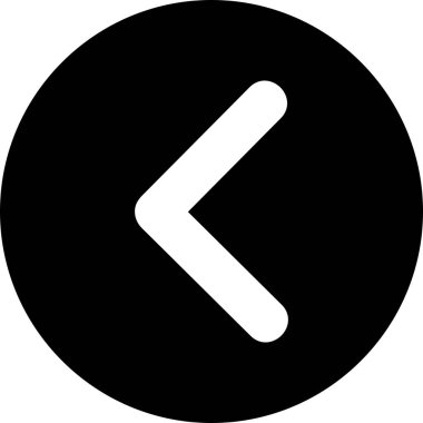 Projeniz için sol yön ok simgesi