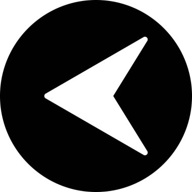 Projeniz için sol yön ok simgesi