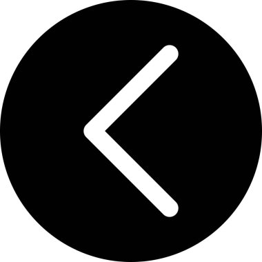 Projeniz için sol yön ok simgesi