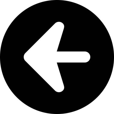 Projeniz için sol yön ok simgesi