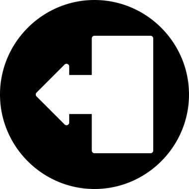 Projeniz için sol yön ok simgesi