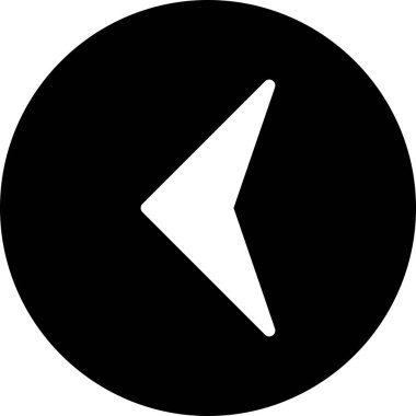 Projeniz için sol yön ok simgesi