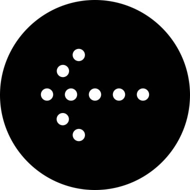 Projeniz için sol yön ok simgesi