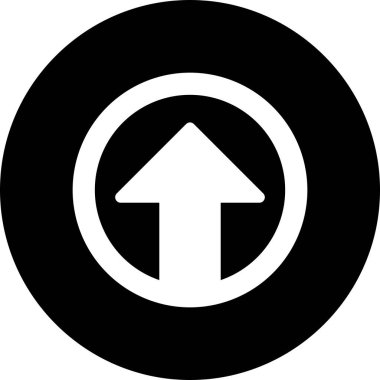  Web tasarımı için yukarı yönlü ok simgesi