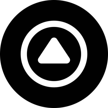  Web tasarımı için yukarı yönlü ok simgesi