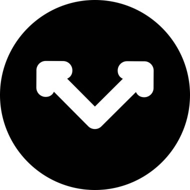  Web tasarımı için yukarı yönlü ok simgesi