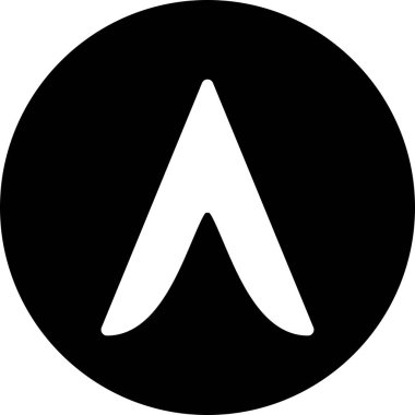  Web tasarımı için yukarı yönlü ok simgesi