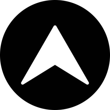  Web tasarımı için yukarı yönlü ok simgesi