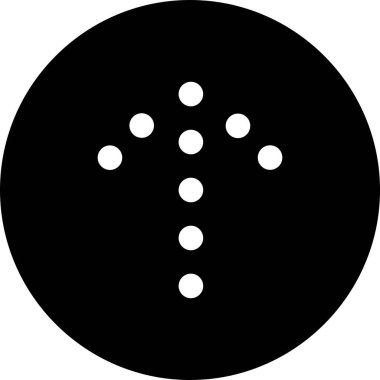  Web tasarımı için yukarı yönlü ok simgesi