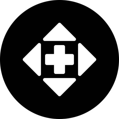 Projeğiniz için Karmaşık Yön Oku Simgesi