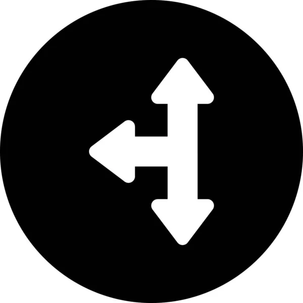 Multi Direction Arrow Icon Voor Project — Stockvector