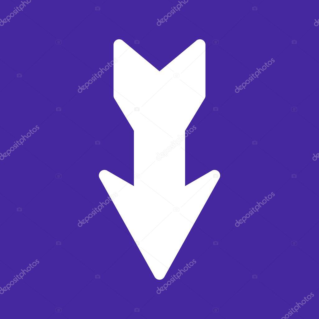 Down Direction Arrow Icon For Your Project