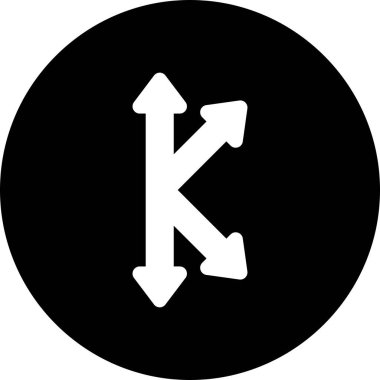 Projeğiniz için Karmaşık Yön Oku Simgesi