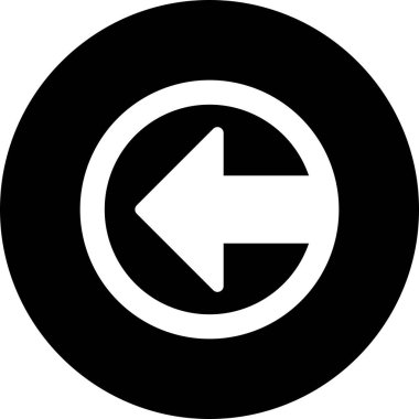 Projeniz için sol yön ok simgesi