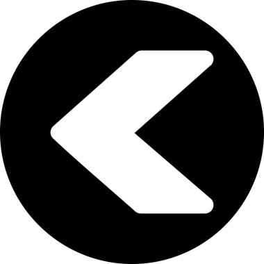 Projeniz için sol yön ok simgesi