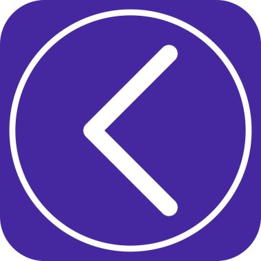 Projeniz için sol yön ok simgesi