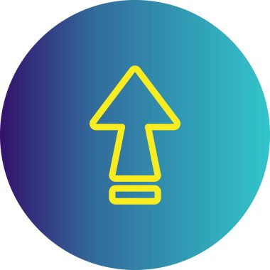  Web tasarımı için yukarı yönlü ok simgesi