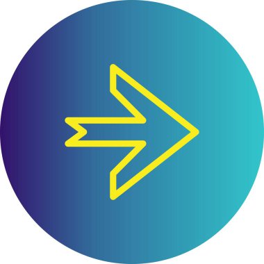 Projeğiniz için Sağ Yön Oku Simgesi