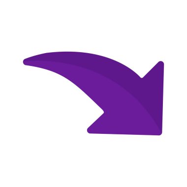 Projeniz için doğru yön ok simgesi