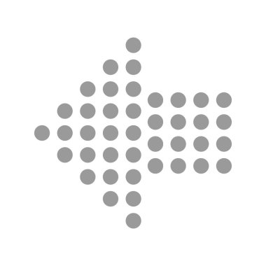 Projeniz için sol yön ok simgesi