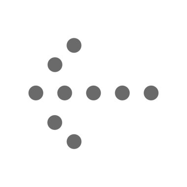 Projeniz için sol yön ok simgesi