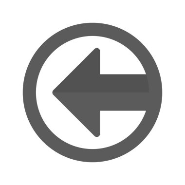 Projeniz için sol yön ok simgesi