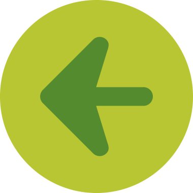 Projeniz için sol yön ok simgesi