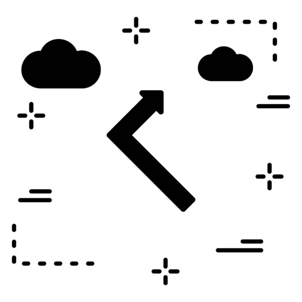 Icono Flecha Dirección Correcta Para Proyecto — Archivo Imágenes Vectoriales