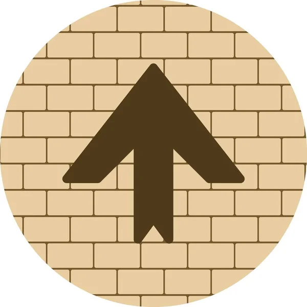 Richtungspfeil Symbol Für Webdesign — Stockvektor