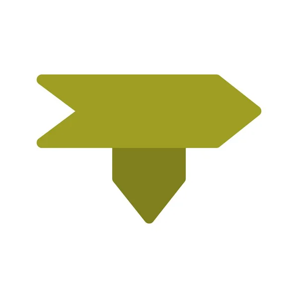 Icono Flecha Doble Dirección — Vector de stock