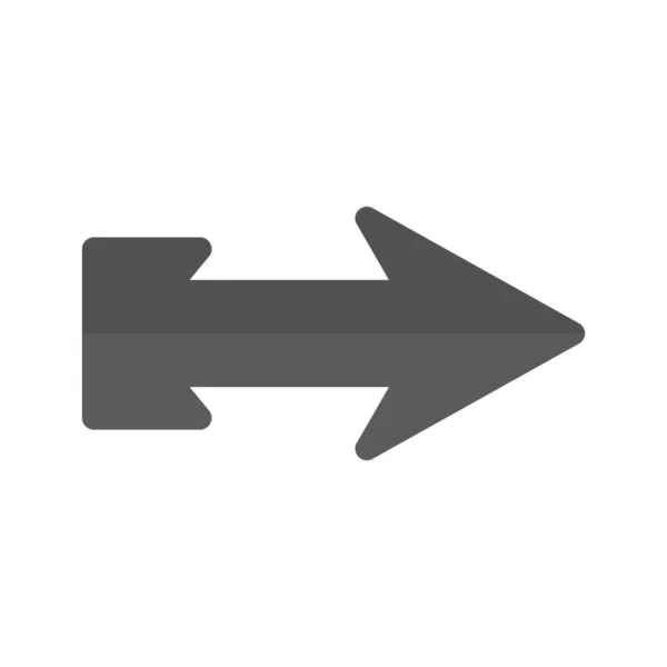 Pfeil Icon Die Richtige Richtung Für Ihr Projekt — Stockvektor