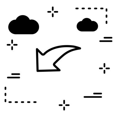 Projeniz için sol yön ok simgesi