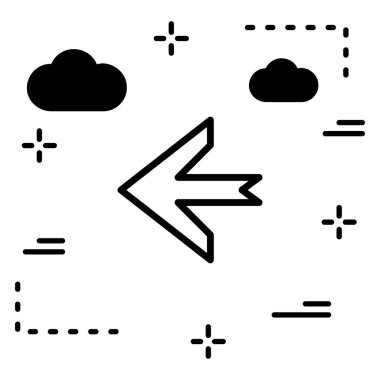 Projeniz için sol yön ok simgesi