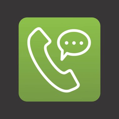 Konuşma simgesi yaratıcı vektör tasarım şablonu