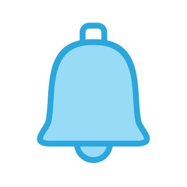 Web grafik çan simgesi, uyarı simgesinin vektör illüstrasyonu