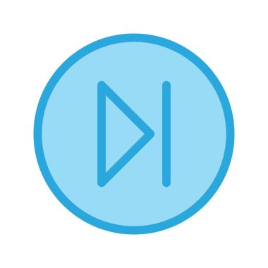 İleri simge yaratıcı vektör tasarım şablonu