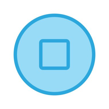 Simge yaratıcı vektör tasarım şablonunu durdur