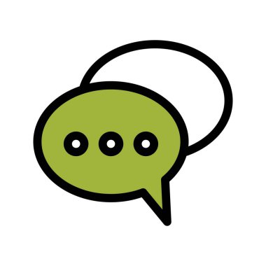 mobil ileti simgesi yaratıcı tasarım şablonu