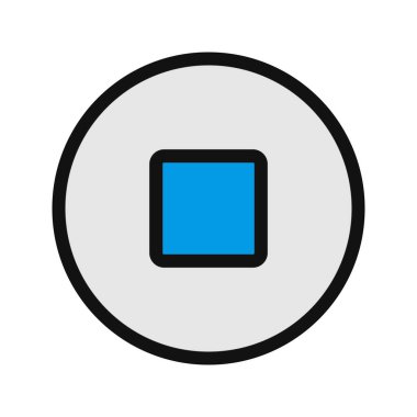 Simge yaratıcı vektör tasarım şablonunu durdur