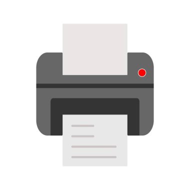 yazıcı simgesi yaratıcı tasarım şablonu